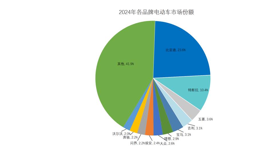 2024年,誰才是全球電動車市場的老大? 2024年,誰才是全球電動車市場的老大?